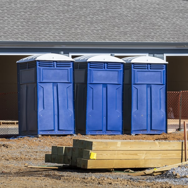 what is the maximum capacity for a single portable restroom in Armstrong IL